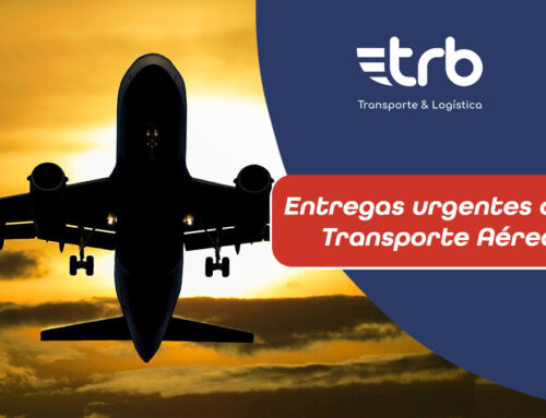 Entregas urgentes com transporte aéreo