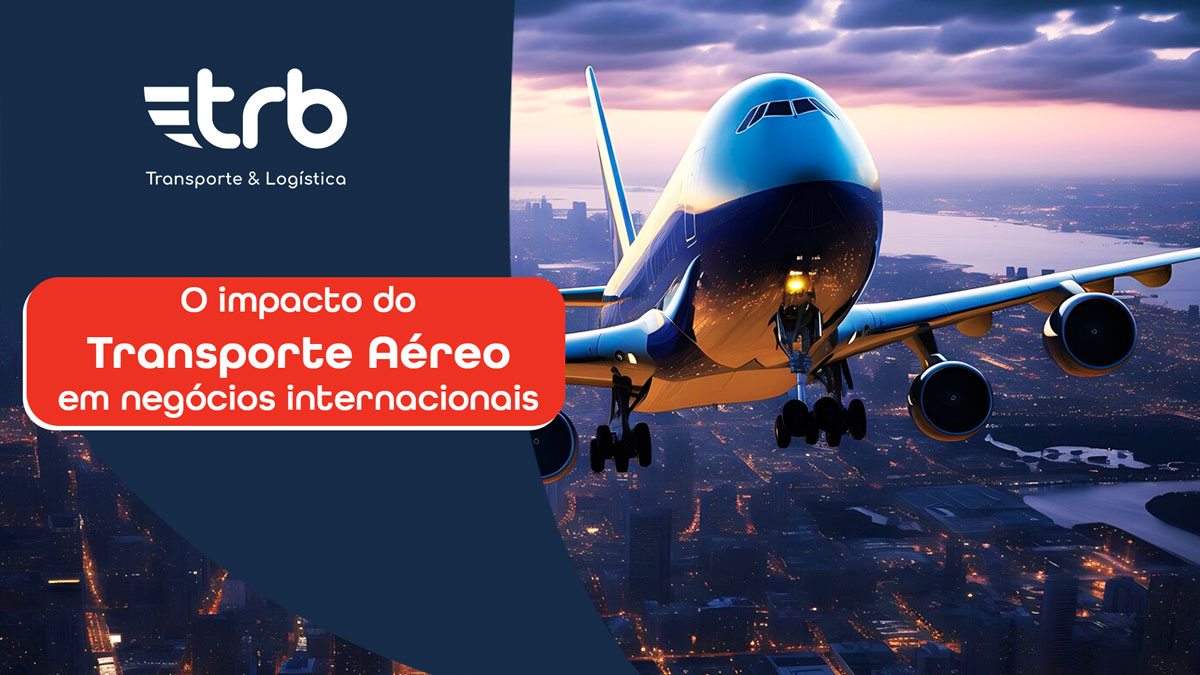 transporte aéreo em negócios internacionais
